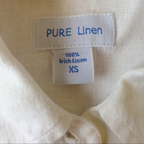 Button Down Linen Top - Picture 4 of 5